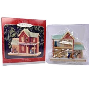 Hallmark HALLS STATION ANNIVERSARY EDITION Keepsake Ornament 1998
